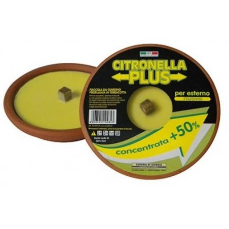 CANDELA COCCIO ø15cm H.2,7 CITRONELLA PLUS CDG