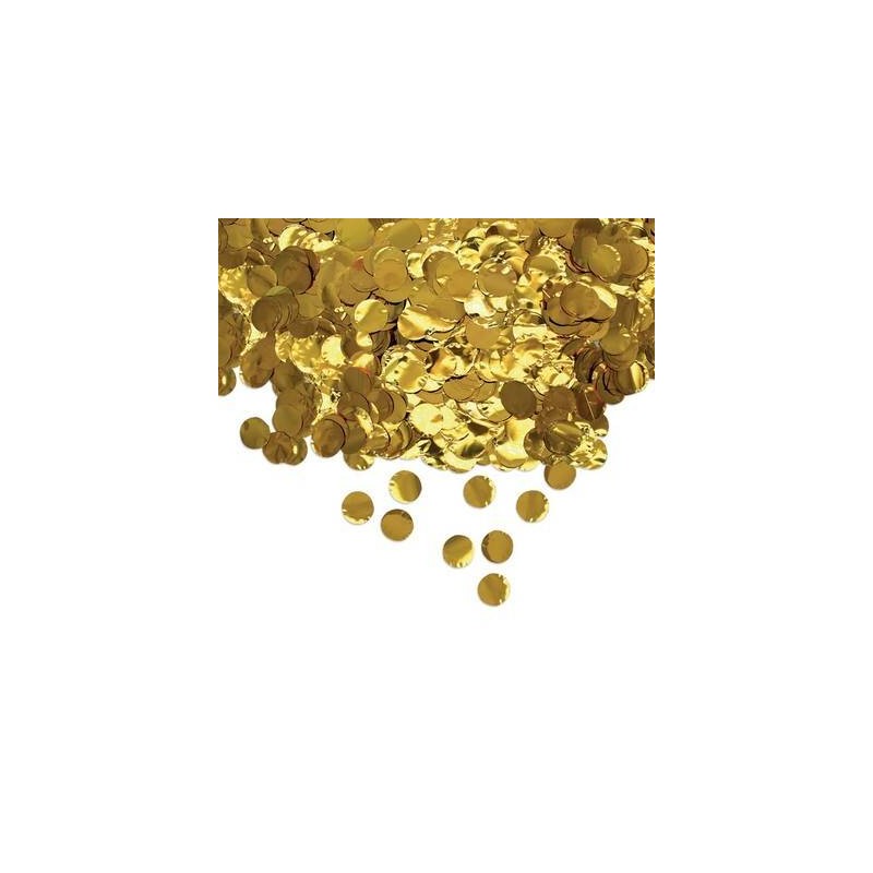 CORIANDOLI IN FOIL ø2cm 50gr ORO METAL