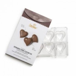 STAMPO POLICARBONATO CUORE 10 CAVITà 32,5x35mm