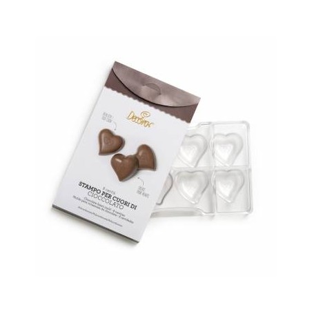 STAMPO POLICARBONATO CUORE 10 CAVITà 32,5x35mm