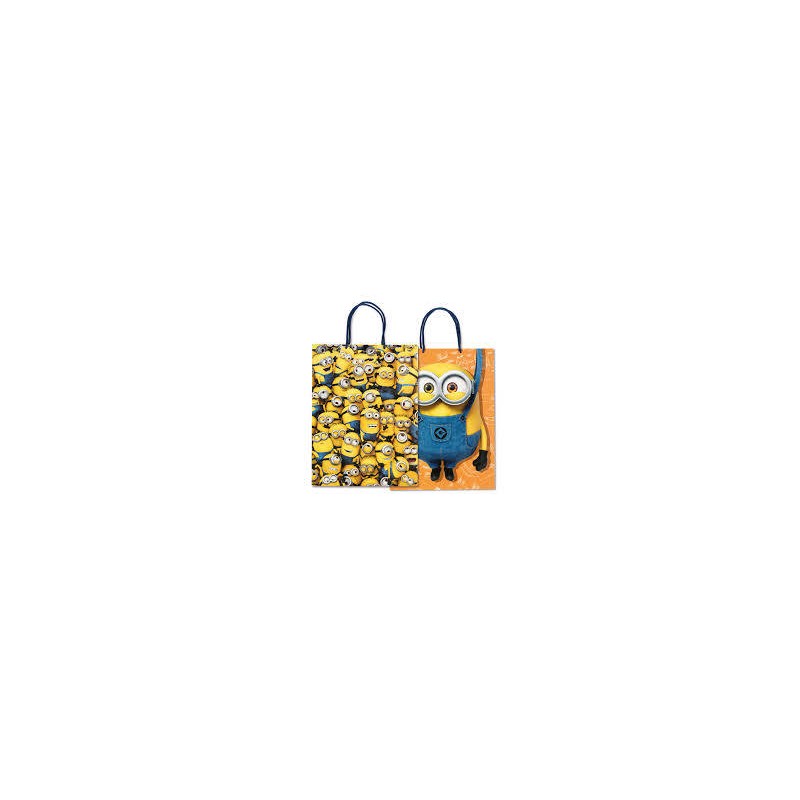 BORSA CARTA MINIONS MIS.26+12x34,5cm