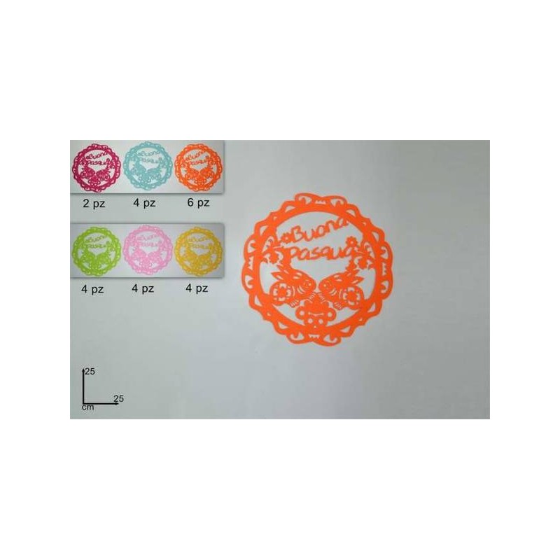 ETICHETTE BUONA PASQUA ROTOLO 35pz