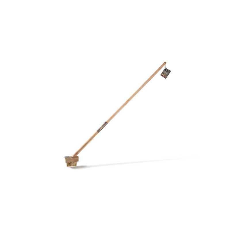 SPAZZOLA CON MANICO LEGNO PULISCI FUGHE CASA GARDEN cm.140