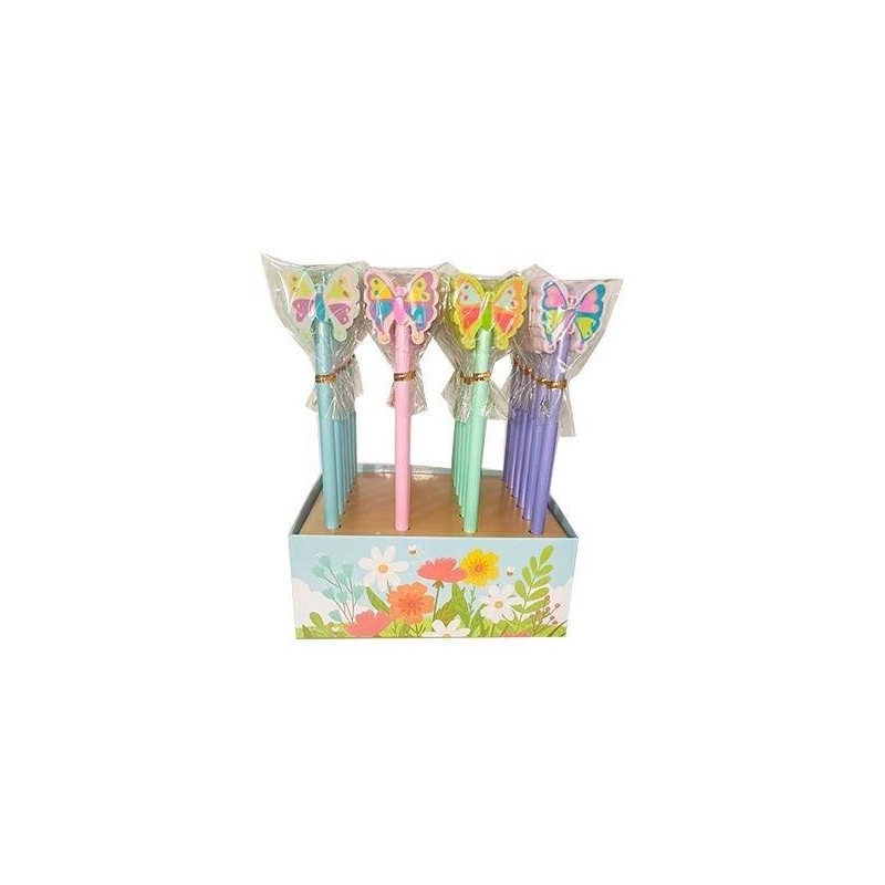 MATITA CON GOMMA BUTTERFLY 1pz