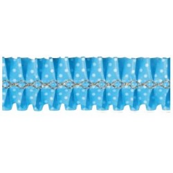 NASTRO GIROTORTA PVC POIS AZZURRO FLOREAL 15mt