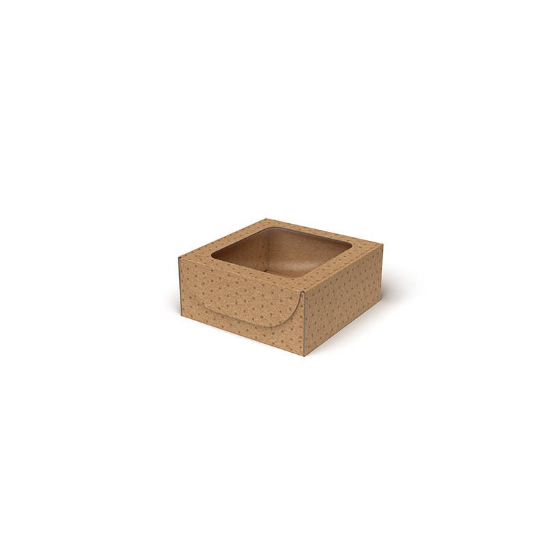 COFANETTO ENOGRASTRONOMICO C/FINESTRA 20,5x22x9,5cm POIS
