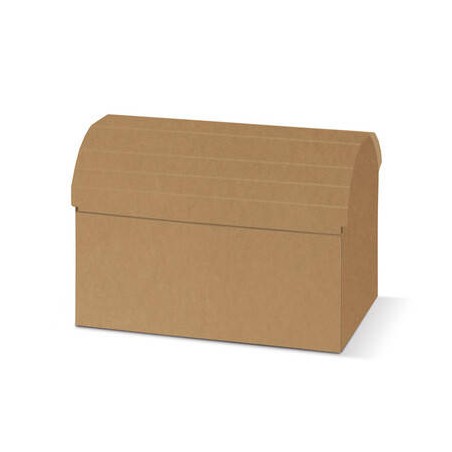 SCATOLA CONFANETTO 43x25,5x30cm ONDA AVANA