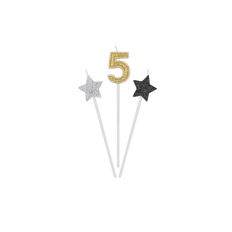 CANDELINE PICKS PRESTIGE 3pz 16cm N°5
