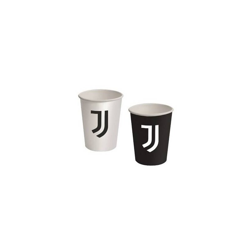 BICCHIERI CARTA 250ml JUVENTUS OFFICIAL NEW 8pz