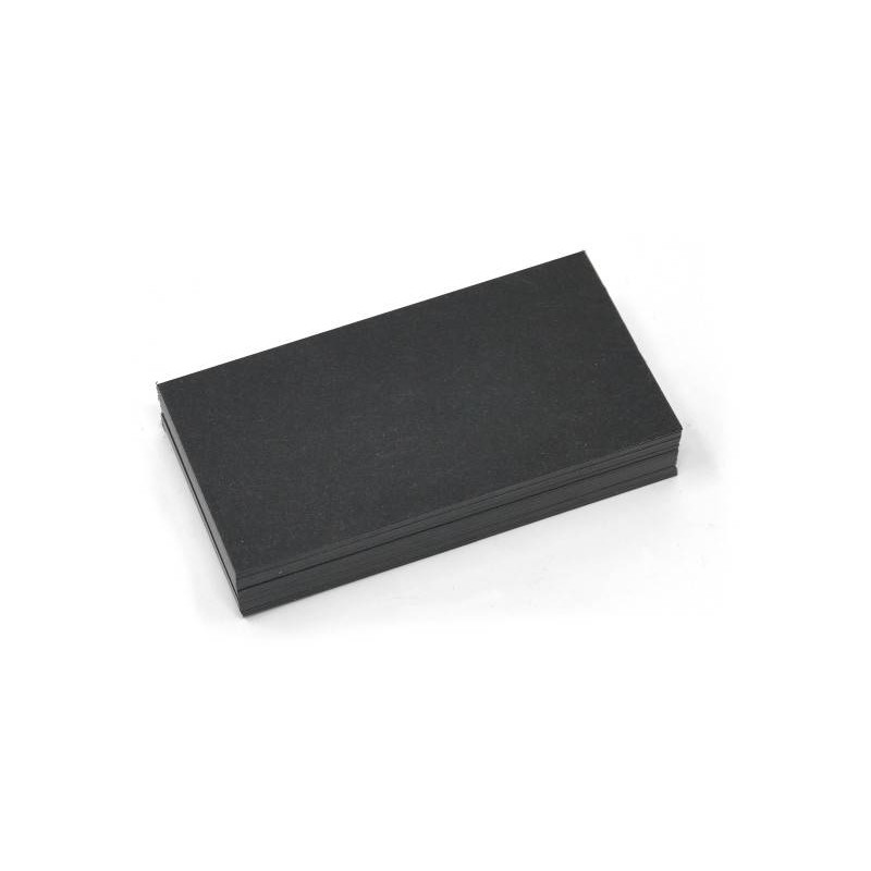 RETTANGOLO CARTONCINO NERO 9x5cm 50pz