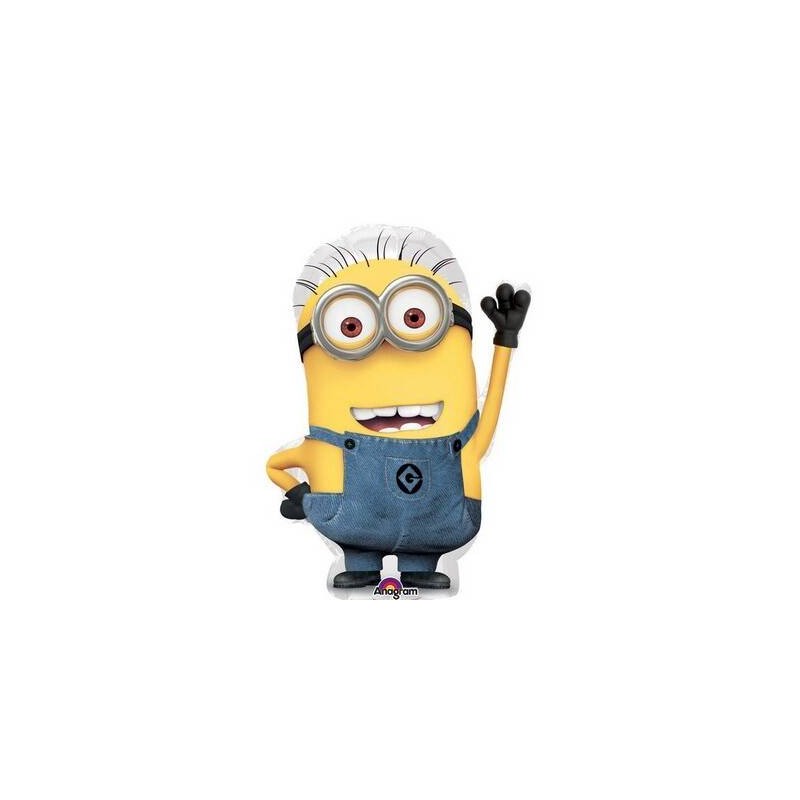 PALLONE MYLAR S/SHAPE MINIONS 63cm