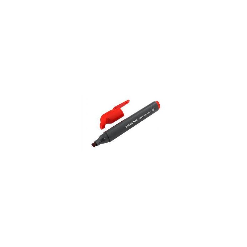 PERMANENT MARKER TRIPLUS TRIANGULAR ROSSO