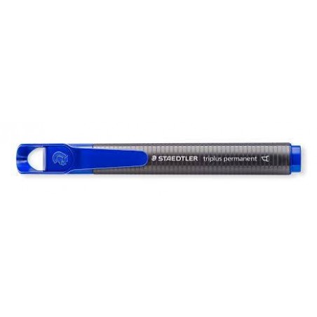 PERMANENT MARKER TRIPLUS TRIANGULAR BLU