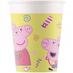 BICCHIERI PEPPA PIG MESSY PLAY 8pz