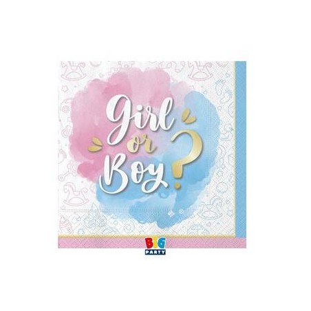 TOVAGLIOLI 25x25 GENDER REVEAL 20pz