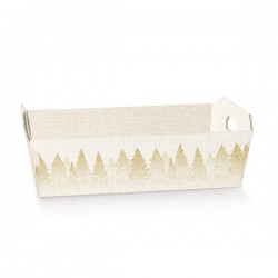 VASSOIO CESTO 40x30x12cm WHITE FOREST