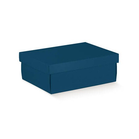 SCATOLA EASY F/COPERCHIO 45,5x32x15cm FIBRA BLU