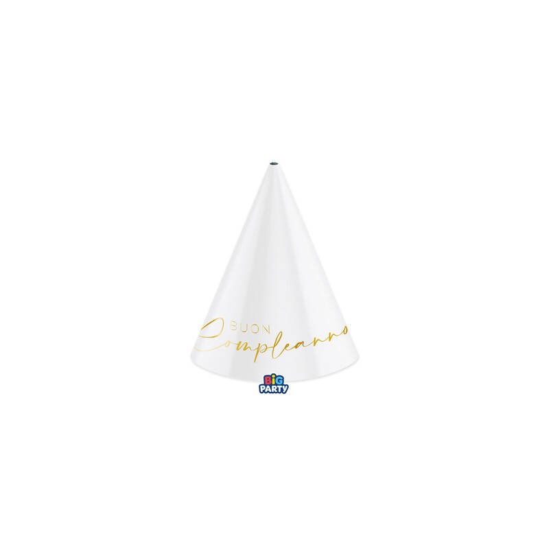 CAPPELLINI BUON COMPLEANNO GOLD 6pz