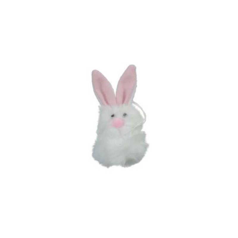 CONIGLIETTO WHITE DA APPENDERE 10cm 4pz