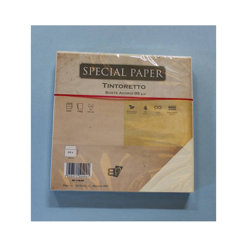 BUSTE 17x17 TINTORETTO AVORIO gr.95 25pz