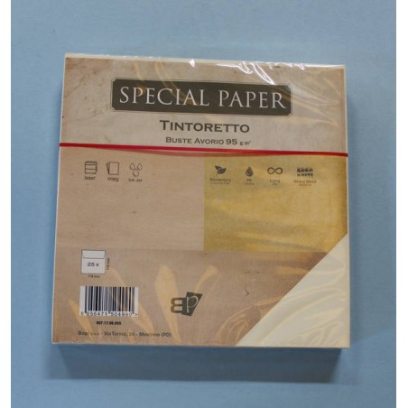 BUSTE 17x17 TINTORETTO AVORIO gr.95 25pz