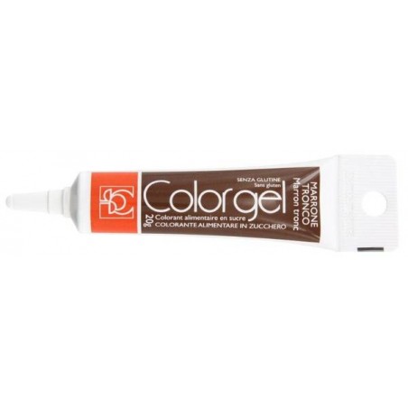 COLORANTE GEL TUBETTO 20gr MARRONE TRONCO