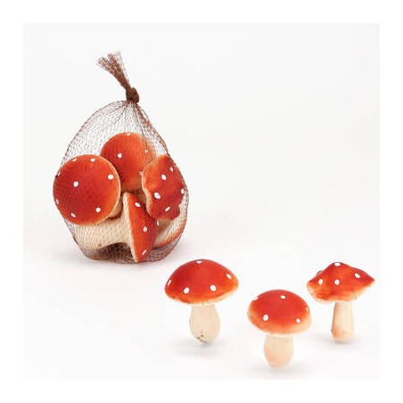 FUNGHI AUTUNNALI ø7-9,5cm ROSSI