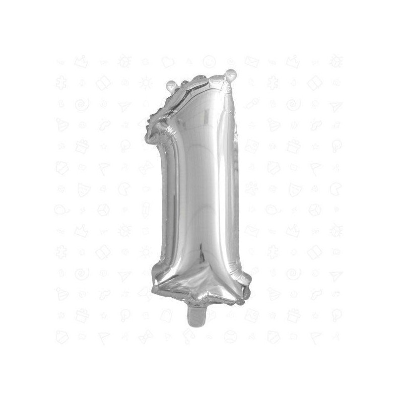PALLONE MYLAR N°1 40cm SILVER