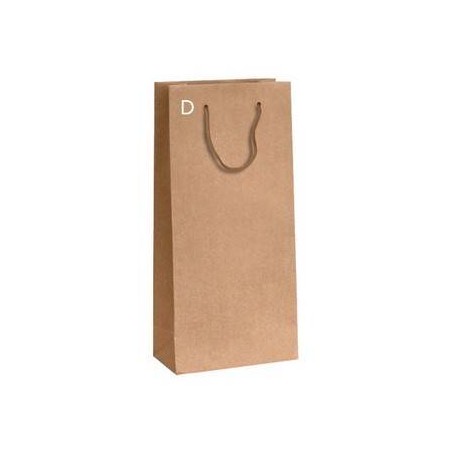 SHOPPER KRAFT AVANA 2 BOTTIGLIE C/DIV. 18x9x39cm