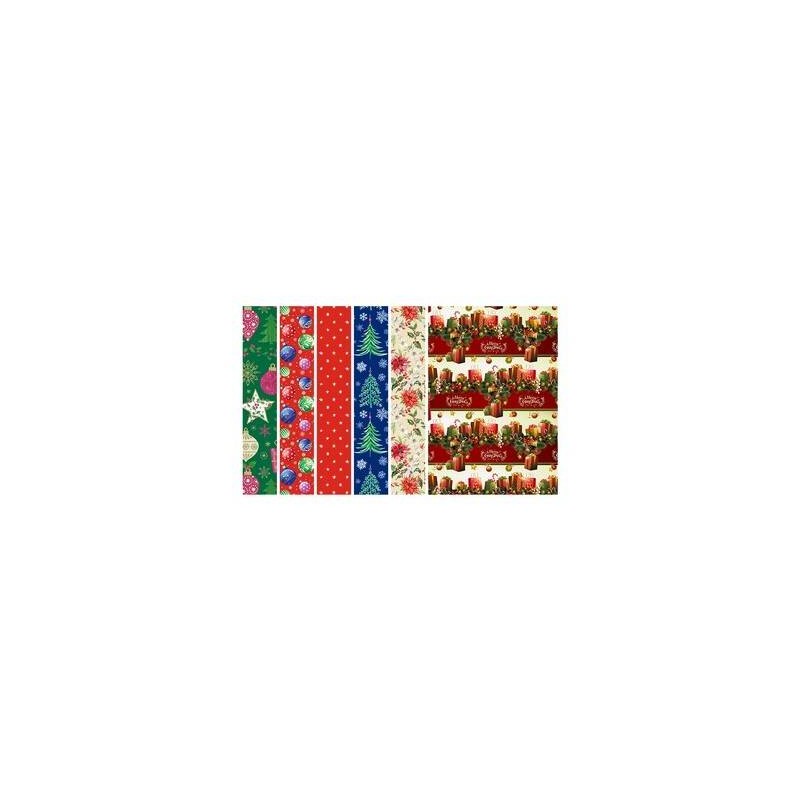 CARTA REGALO 100x140 50 FOGLI ASS. NATALE CLASSIC B4