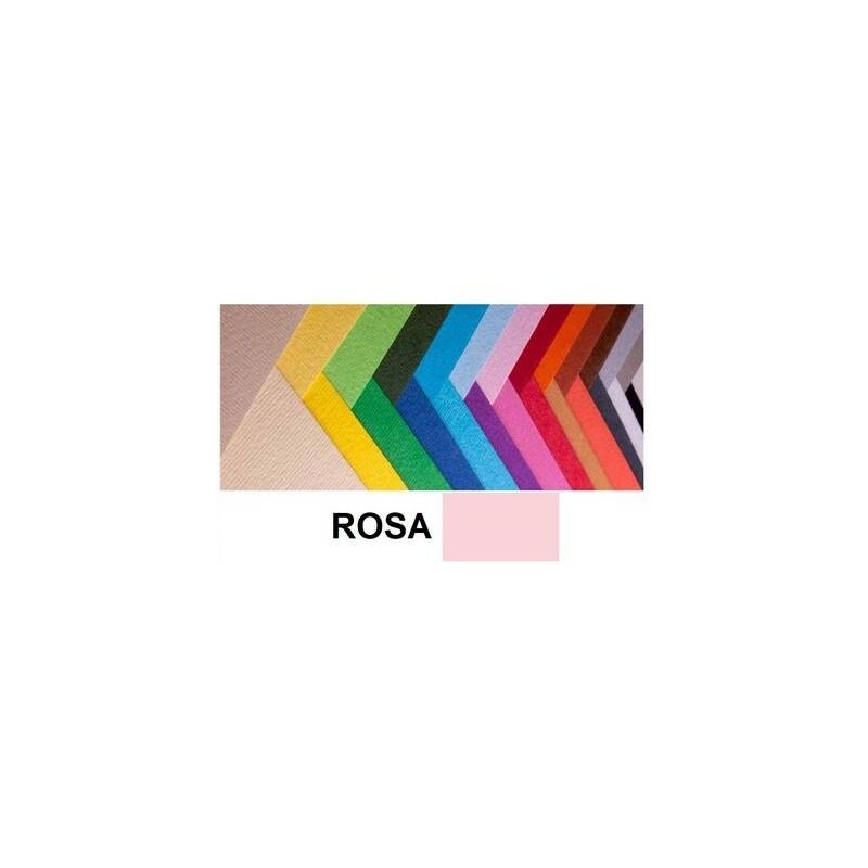 CARTONCINO BRISTOL 50x70cm 200gr ROSA FABRIANO