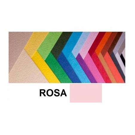 CARTONCINO BRISTOL 50x70cm 200gr ROSA FABRIANO