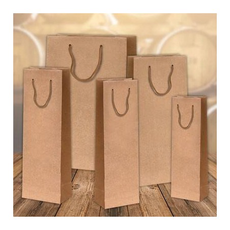 SHOPPER KRAFT AVANA 1 BOTTIGLIA 11,x11,5x41cm C/DIV.