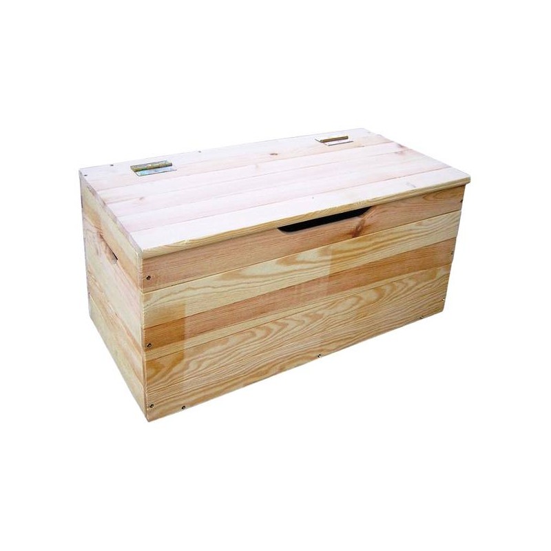 BAULE LEGNO NAT. C/COPERCHIO 73x35x33cm CASL2189