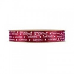 NASTRO BUON NATALE mm4x25mt RED