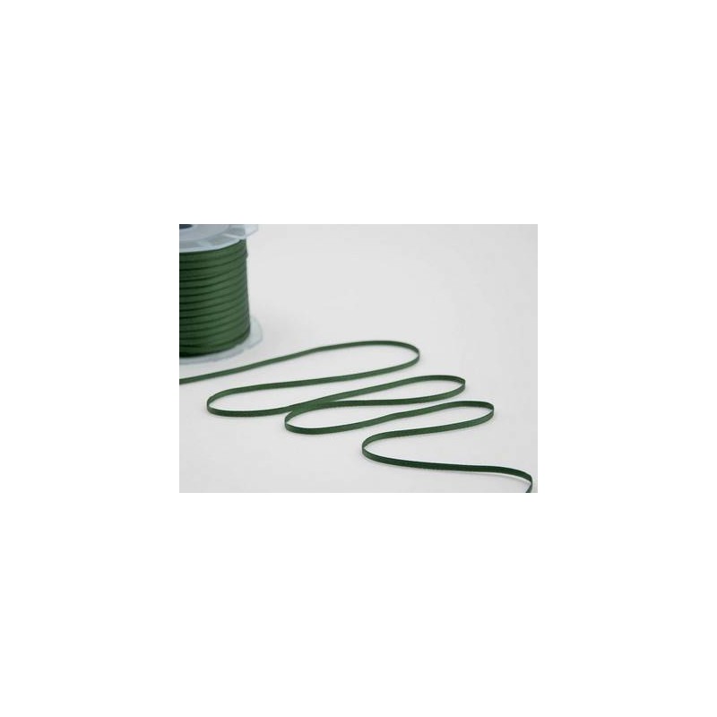 NASTRO DOPPIO RASO mm3x100mt COL.633 VERDE INGLESE