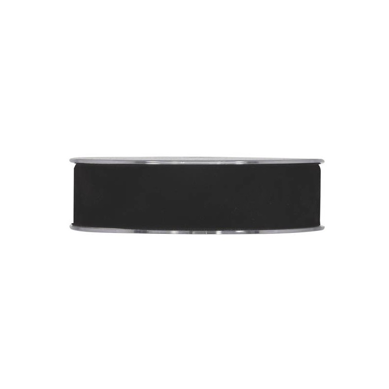 NASTRO DOUBLE VELVET mm25x7mt NERO