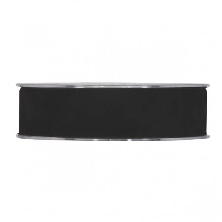 NASTRO DOUBLE VELVET mm25x7mt NERO