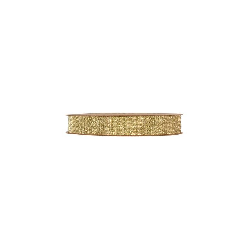 NASTRO MILO mm15x10mt GLITTER ORO