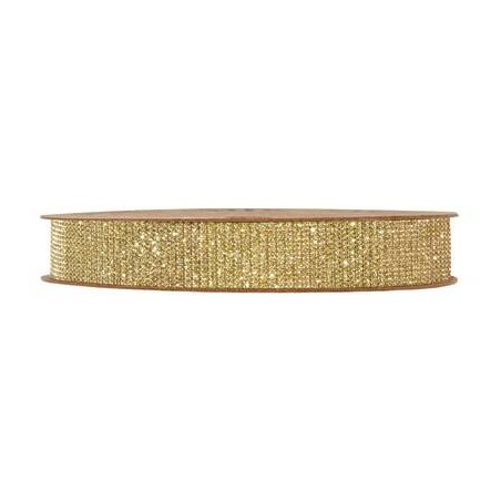 NASTRO MILO mm15x10mt GLITTER ORO