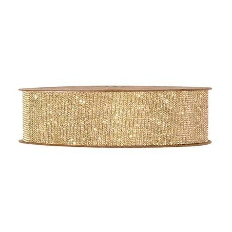 NASTRO MILO mm25x10mt GLITTER ORO