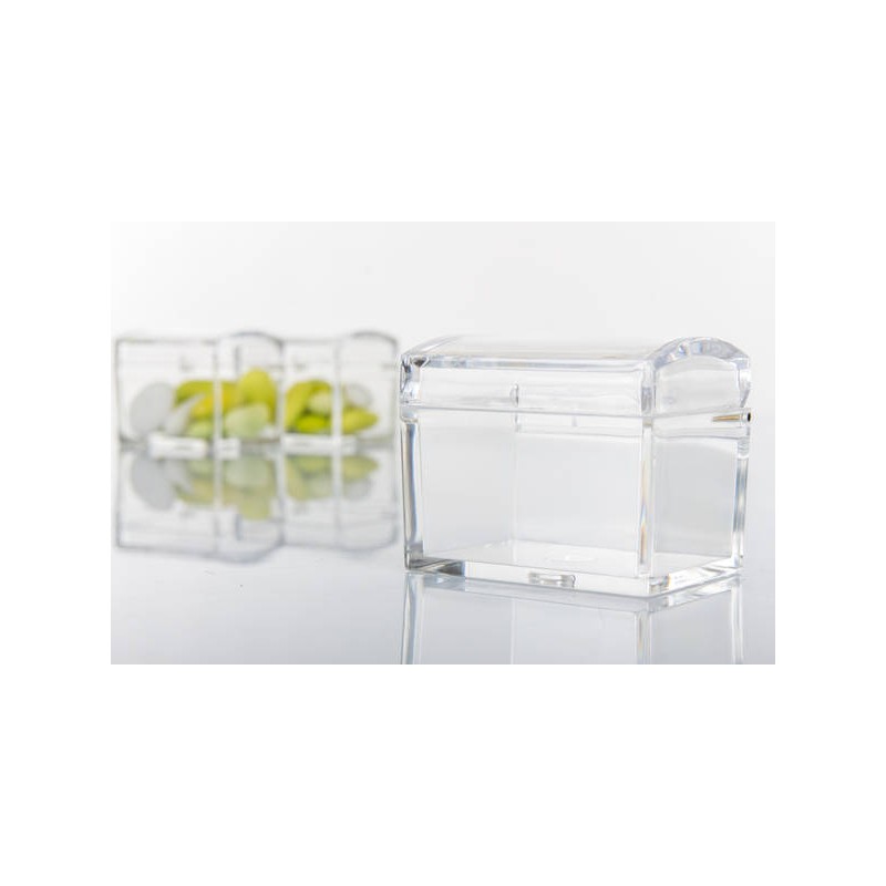 SCATOLA PLEXI BAULETTO 6x5cm 12pz
