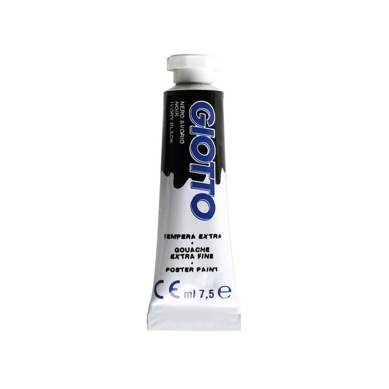 TEMPERA TUBETTO GIOTTO 7,5ML NERO AVORIO 24