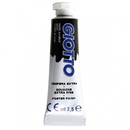 TEMPERA TUBETTO GIOTTO 7,5ML NERO AVORIO 24