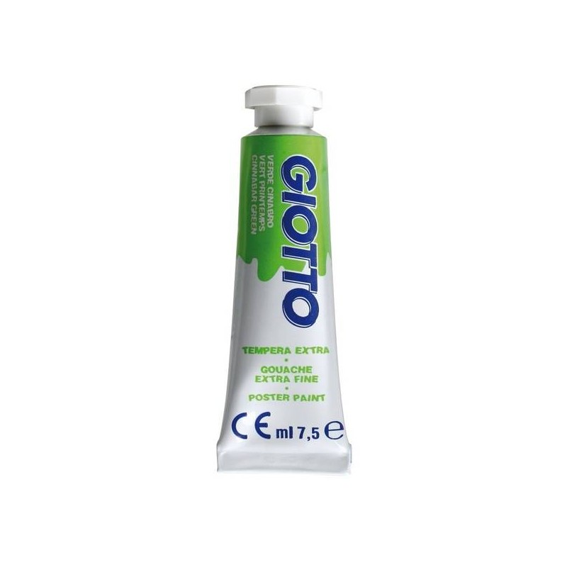 TEMPERA TUBETTO GIOTTO 7,5ML VERDE CINABRO 11