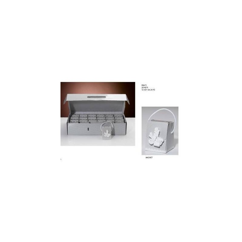 VALIGETTA 24 SCATOLINE COMUNIONE MAGNET 26X40X9