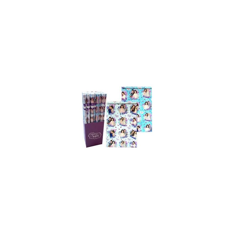 CARTA REGALO ROTOLO VIOLETTA 0,7X2mt