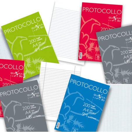 FOGLI PROTOCOLLO 1RIGO/5mm/Comput. 10pz PIGNA