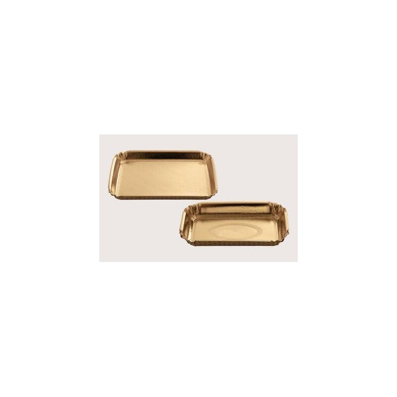 VASCHETTA CARTONE ORO 12x20x2,6cm 50pz
