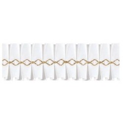 NASTRO GIROTORTA PVC BIANCO FLOREAL 15mt